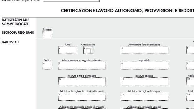 Comunicazione spese funebri ravvedimento